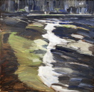 Winterende–Frühlingsanfang Öl/Lw. 50x50 cm Winterende–Frühlingsanfang Öl/Lw. 50x50 cm